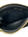 Miu Miu Black Leather Gold Tone Hardware Zip Cardholder Wallets Black