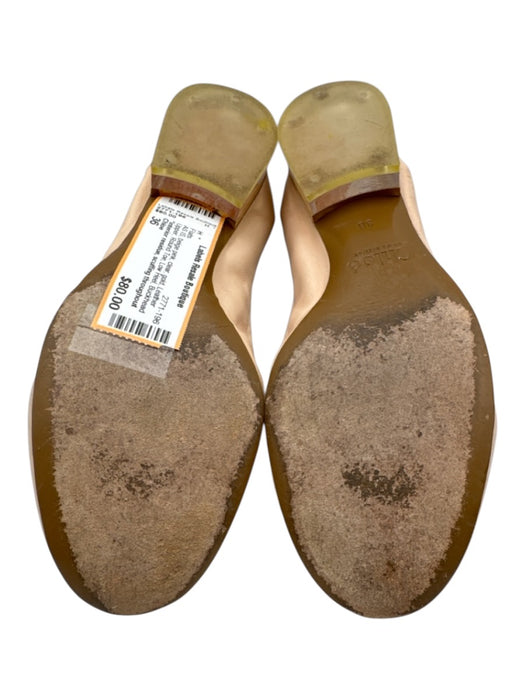 Chloe Shoe Size 36 beige pink, clear, gold Leather Upper Round Toe Flats beige pink, clear, gold / 36