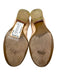 Chloe Shoe Size 36 beige pink, clear, gold Leather Upper Round Toe Flats beige pink, clear, gold / 36