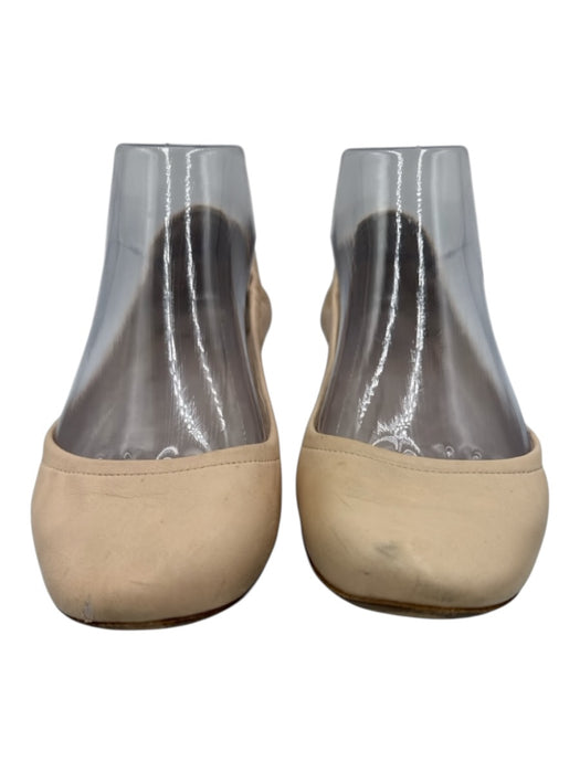 Chloe Shoe Size 36 beige pink, clear, gold Leather Upper Round Toe Flats beige pink, clear, gold / 36