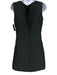 Prada Size Est. XS/S Black & White Polyester & Silk Sleeveless Back Zip Dress Black & White / Est. XS/S