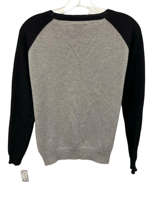 Zoe Karssen Size XS Gray & Black Cashmere Graphic Print Sweater Gray & Black / XS