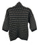 Max Mara Size XS Black & Tan Wool & Cashmere Turtleneck Sweater Black & Tan / XS