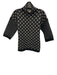 Max Mara Size XS Black & Tan Wool & Cashmere Turtleneck Sweater Black & Tan / XS
