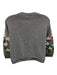 Red Valentino Size XS Gray & multi Wool, Viscose, Polyamide Knit Cropped Sweater Gray & multi / XS