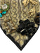 Marni Black & Multi Felt & Beads Beaded tie strap Necklace Black & Multi