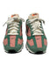 Nike Shoe Size 5.5 Green, Pink, White textile upper Colorblock Lace Up Sneakers Green, Pink, White / 5.5