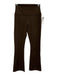 Alo Size S Brown Polyester Blend Elastic Waist High Rise Yoga Pants Brown / S