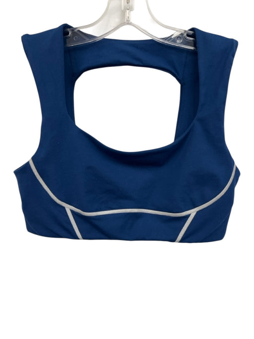 FP Movement Size M/S Blue & Silver Polyester Blend Sleeveless Legging Pant Set Blue & Silver / M/S
