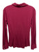 Flora Bea Size S Maroon Polyester Blend Jersey Ruched Top Maroon / S