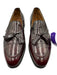 Johnston & Murphy Shoe Size 10.5 Made in USA Oxblood Leather Solid Dress Shoes Oxblood / 10.5