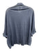 120% Lino Size S Dark Blue Linen Long Sleeve Button Front Mid Rise Pants Set Dark Blue / S
