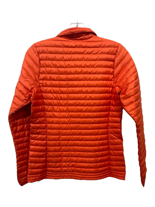 Patagonia Size XS Orange Nylon Down Fill Quilted Pockets Zip Up Jacket Orange / XS