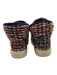 Mou Shoe Size 39.5 Beige & Multi Wool Knit Shearling Lined Platform Sneakers Beige & Multi / 39.5