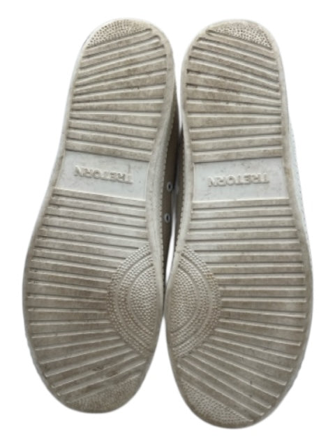 Tretorn Shoe Size 9 Beige & White textile upper Canvas Round Toe Sneakers Beige & White / 9