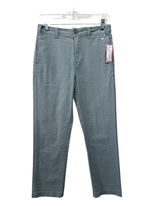 G1 Goods Size 00 Dusty Teal Cotton Mid Rise Solid Straight Leg Chino Pants Dusty Teal / 00