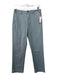 G1 Goods Size 00 Dusty Teal Cotton Mid Rise Solid Straight Leg Chino Pants Dusty Teal / 00