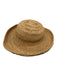 Kaminski Beige Raffia Straw Sun Hat Beige / One Size
