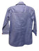 Ann Mashburn Size XS Blue & White Cotton 3/4 Sleeve Split V neckline Shirt Dress Blue & White / XS