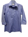 Ann Mashburn Size XS Blue & White Cotton 3/4 Sleeve Split V neckline Shirt Dress Blue & White / XS