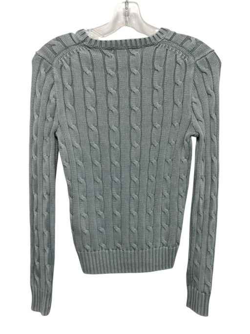 Polo Ralph Lauren Size XS Light Blue Cotton Cable Knit Crew Neck Sweater Light Blue / XS