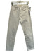 Jeanerica Size 24 White Cotton Denim Button Fly High Rise Straight Leg Jeans White / 24