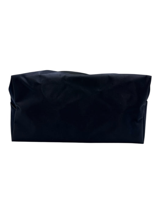 Longchamp Navy Nylon Zip Close Button clasp Handbag Bag Navy / M