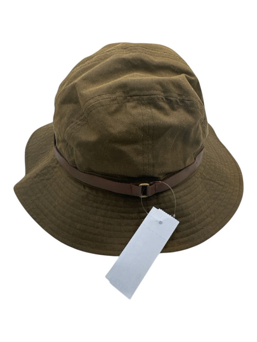 Barbour Brown Coated Cotton Bucket Hat Hat Brown / M