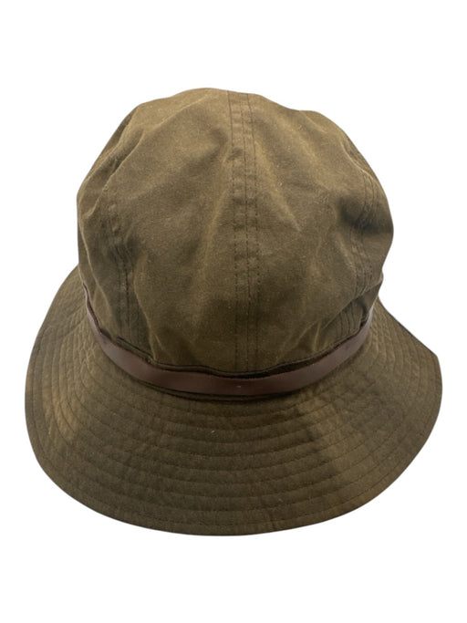 Barbour Brown Coated Cotton Bucket Hat Hat Brown / M