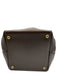 Barbour Gray & Brown Nylon & Leather Quilted Zip Close Handbag Bag Gray & Brown / S