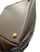 Barbour Gray & Brown Nylon & Leather Quilted Zip Close Handbag Bag Gray & Brown / S