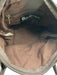 Barbour Gray & Brown Nylon & Leather Quilted Zip Close Handbag Bag Gray & Brown / S