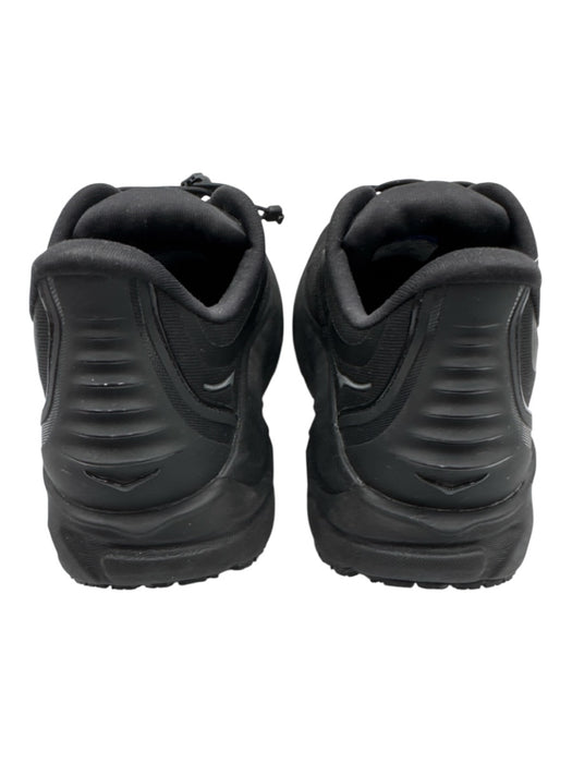 Hoka Shoe Size 9.5 Black Synthetic Running Bungee Laces Platform Sneakers Black / 9.5