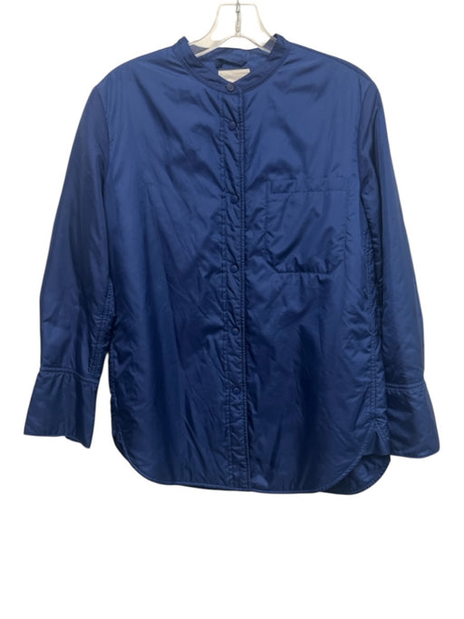 Aspesi Size XS Blue Polyamide Long Sleeve Snap Button Patch Pocket Jacket Blue / XS