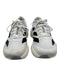 Adidas Shoe Size 9 White & Black Synthetic Round Toe Striped Mesh Sneakers White & Black / 9