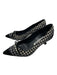 Manolo Blahnik Shoe Size 35.5 Black Gray White Wool Houndstooth Bow Detail Pumps Black Gray White / 35.5