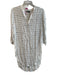 Nic+ Zoe Size S White Rayon Long Sleeve V Neck High Low Top White / S