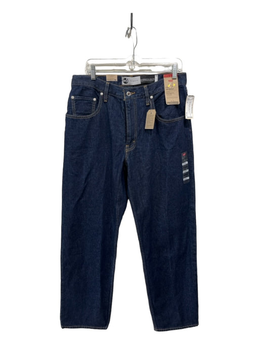 Levi's Size 31 Dark Wash Cotton Zip Fly Pockets Baggy Jeans Dark Wash / 31