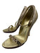 Giuseppe Zanotti Shoe Size 36 Gold Print Glitter Rhinestone Stiletto Pumps Gold Print / 36