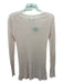 Isabel Marant Size S Peach Pink Open Knit Round Neck Long Sleeve Top Peach Pink / S