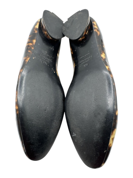 Kate Spade Shoe Size 9 Brown, Black & Beige Leather Tortoiseshell Flats Brown, Black & Beige / 9