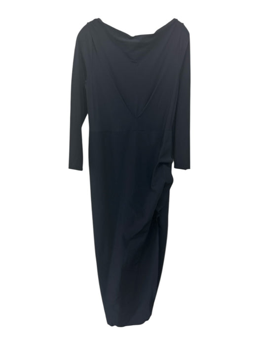 La Petite Robe Chiara Boni Size XL Black Polyamide Blend Stretch Boat Neck Gown Black / XL