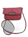 Coach Bubblegum Pink Leather Foldover Snap Closure Silver Tone Hardware Bag Bubblegum Pink / XS