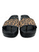 Donald Pliner Shoe Size 8.5 Black, Brown & Tan Cork & Leather Platform Sandals Black, Brown & Tan / 8.5