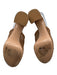 Gianvito Rossi Shoe Size 39 Tan Brown Leather & Raffia Woven Platform Sandals Tan Brown / 39