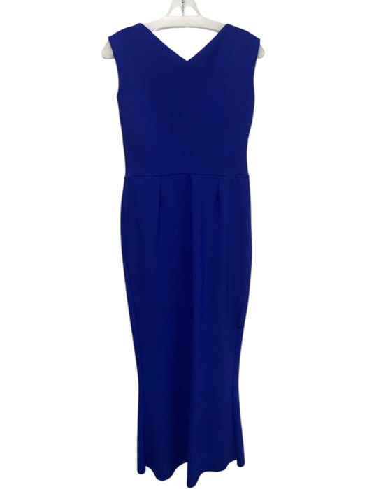 Chiara Boni La Petite Robe Size 46 Blue Poly Blend V Neck Sleeveless Long Dress Blue / 46