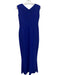 Chiara Boni La Petite Robe Size 46 Blue Poly Blend V Neck Sleeveless Long Dress Blue / 46