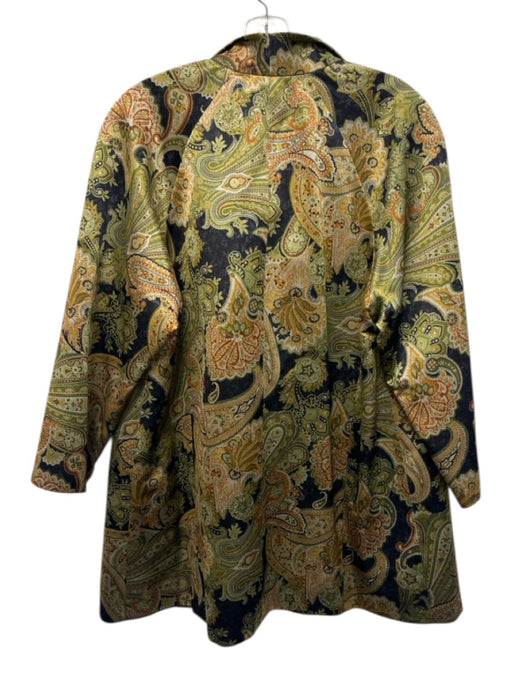 Doncaster Size 12 Green & Multi Cotton, Acrylic, Polyester Pockets Jacket Green & Multi / 12
