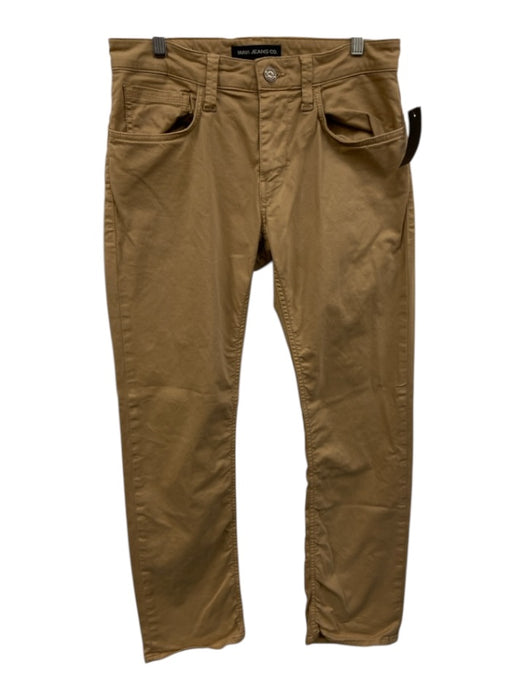 Mavi Size 31 Dark Tan Cotton Blend Solid Khakis Men's Pants Dark Tan / 31