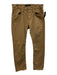 Mavi Size 31 Dark Tan Cotton Blend Solid Khakis Men's Pants Dark Tan / 31